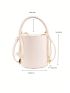Minimalist Bucket Bag Mini With Drawstring Inner Pouch