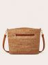 Geometric Pattern Dome Bag Medium Zipper