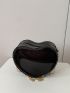 Mini Novelty Bag Clear PVC Heart Design