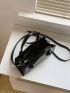 Mini Square Bag Minimalist Black