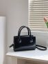 Mini Square Bag Minimalist Black