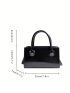 Mini Square Bag Minimalist Black