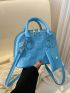 Small Dome Bag Cookie Embossed With Coin Purse