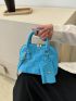 Small Dome Bag Cookie Embossed With Coin Purse