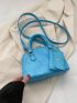 Small Dome Bag Cookie Embossed With Coin Purse