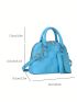 Small Dome Bag Cookie Embossed With Coin Purse