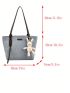 Fashion Large Capacity Matching Women's Bag Tote Bag Shoulder Bag