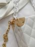 Mini Box Bag Quilted Chain Strap