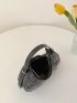 Small Hobo Bag Studded Decor