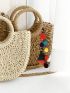 Tassel & Pom Pom Bag Charm For Bag Decoration