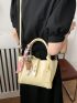Twilly Scarf Decor Square Bag With Inner Pouch