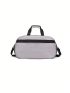 Letter Graphic Travel Bag Double Handle Portable