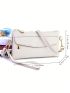 Small Square Bag Solid Color Minimalist Style
