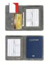 Plane & Letter Graphic Passport Case RFID Fashionable PU