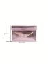 Crocodile Embossed Envelope Bag Metal Decor Metallic Funky