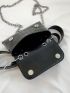 Mini Belt Bag Crocodile Embossed Chain