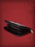 Grunge Punk Letter Pattern Classic Card Holder For Daily