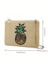 Straw Sequin Cartoon Pattern Women Clutch Bag Chain Crossbody Bag