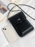 Mini Flap Square Bag Metal Decor