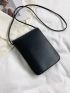 Mini Flap Square Bag Metal Decor