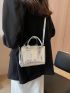 Mini Square Bag Metallic PU Funky