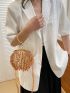 Mini Evening Bag Beaded Sign Chain Strap