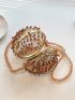 Mini Evening Bag Beaded Sign Chain Strap