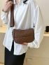 Small Square Bag Quilted Solid Color