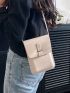Mini Square Bag Black Minimalist For Daily