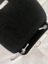 Mini Square Bag Black Minimalist For Daily