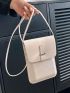 Mini Square Bag Black Minimalist For Daily