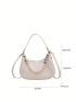 Faux Pearl Decor Hobo Bag Fashion
