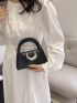 Small Novelty Bag Black Metal Decor For Daily