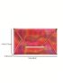 Geometric Pattern Envelope Bag Medium Flap