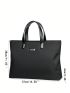 New Style Men's Briefcase Business Commuting Simple Atmosphere Computer Bag Business Travel Bag