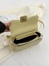 Small Square Bag Yellow Flap For Work