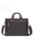 Large Capacity Men Briefcase Double Handle