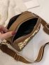 Mini Leopard Pattern Square Bag