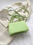 Minimalist Square Bag Small Metal Decor