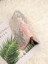 Flower Graphic Long Wallet Zipper Pu