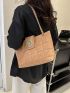 Medium Shoulder Bag Quilted Double Handle