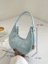 Minimalist Hobo Bag Mini Zipper