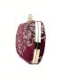 Mini Box Bag Sequin Decor Embroidered Detail