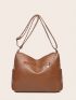 Minimalist Multi-compartment Hobo Bag