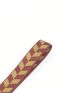Geometric Pattern Wide Adjustable Bag Strap