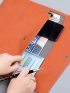 Fashion Simple Business Document Bag Double-Layer Snap-Type Multi-Functional