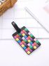 Colorblock Luggage Tag For Travel