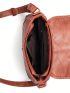 New Crossbody Bag Pu Women Satchel Bag Hollow Out Shoulder Bag