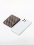 Geometric Pattern Card Holder Bifold