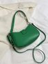 Small Hobo Bag Solid Color Fashion Style